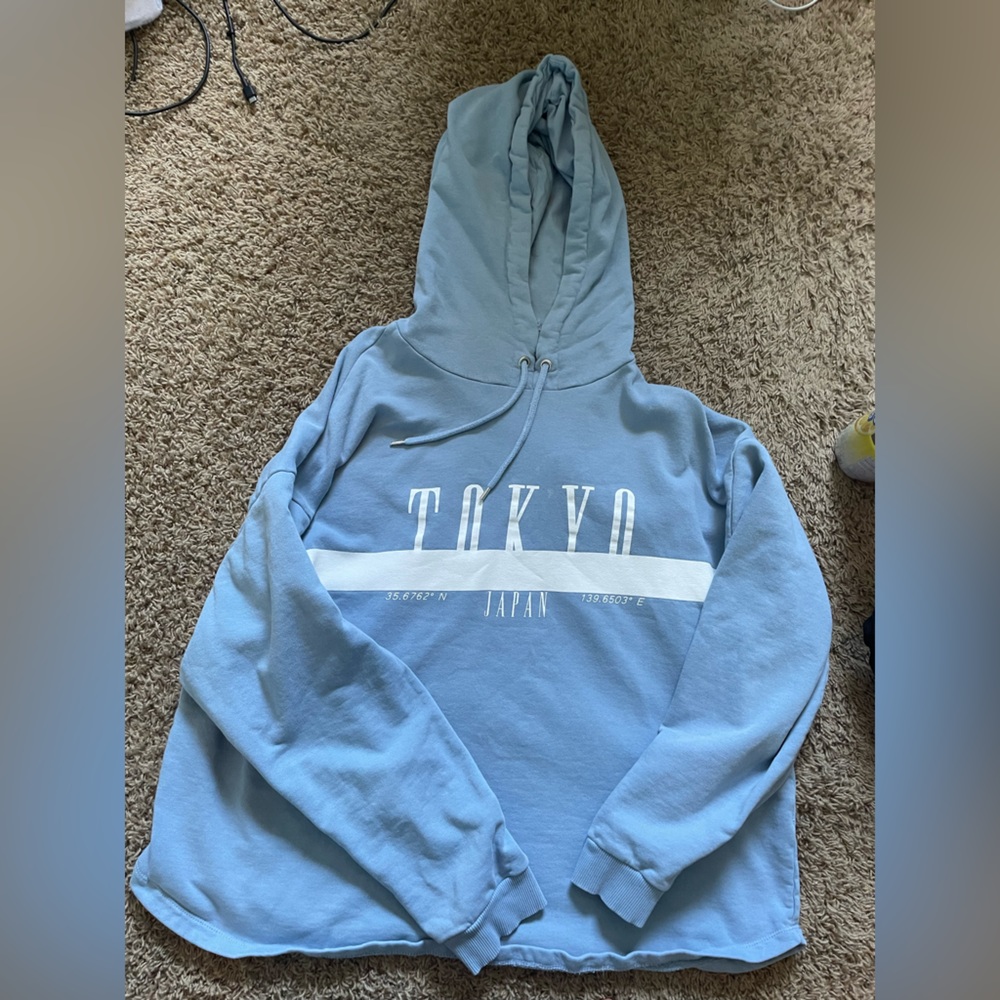 Asos Tokyo Baby Blue Cropped Cut